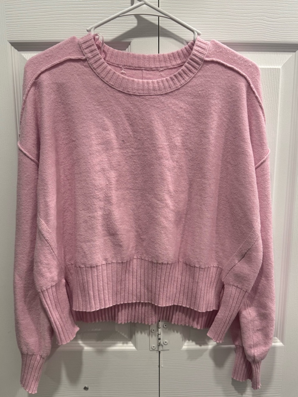 Altar'd State Soft Pink Crewneck Sweater